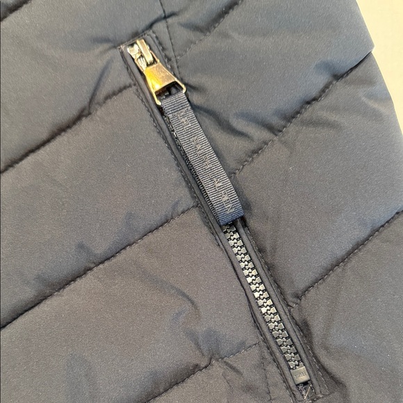 Lauren Ralph lauren Navy Quilted Puffer Vest Hooded Zip Front RLL Logo Size Med. - Picture 8 of 15